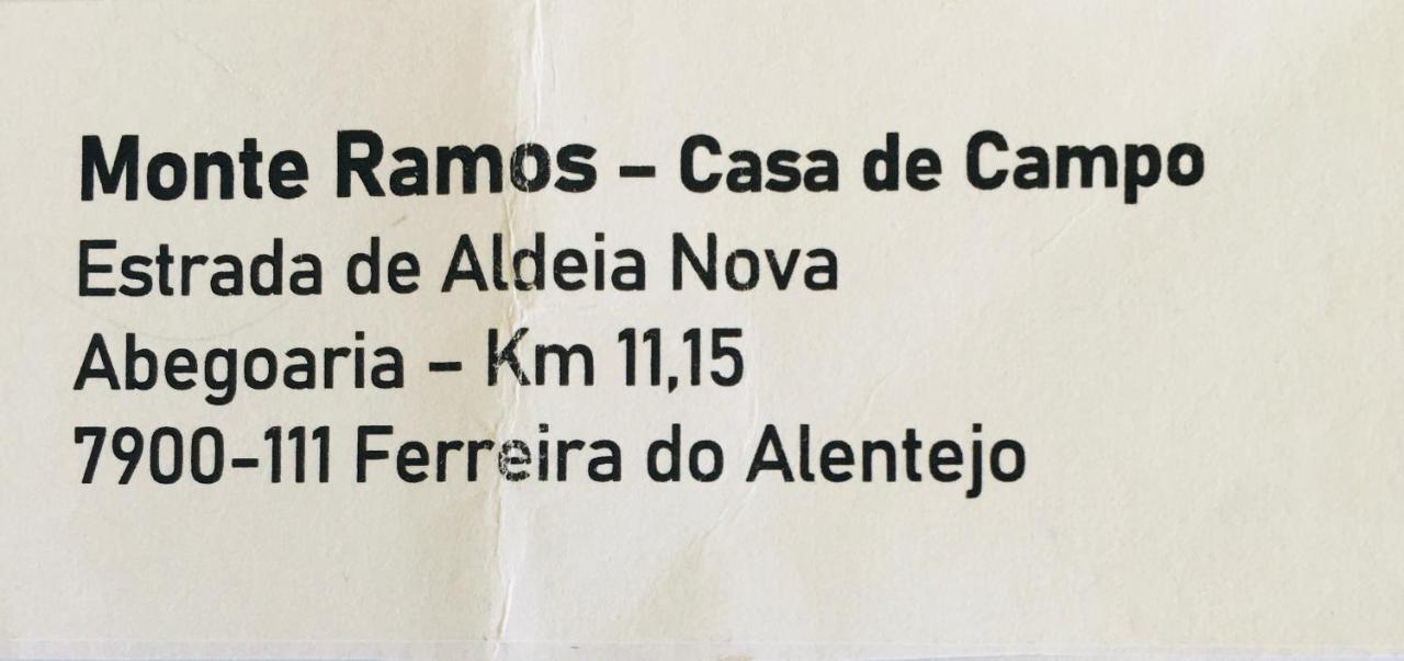 Monte Ramos Pension Ferreira Do Alentejo Buitenkant foto